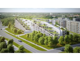 Nappali + 1 hálós lakás + terasz a Dóczy Parkban. 260e. Ft.